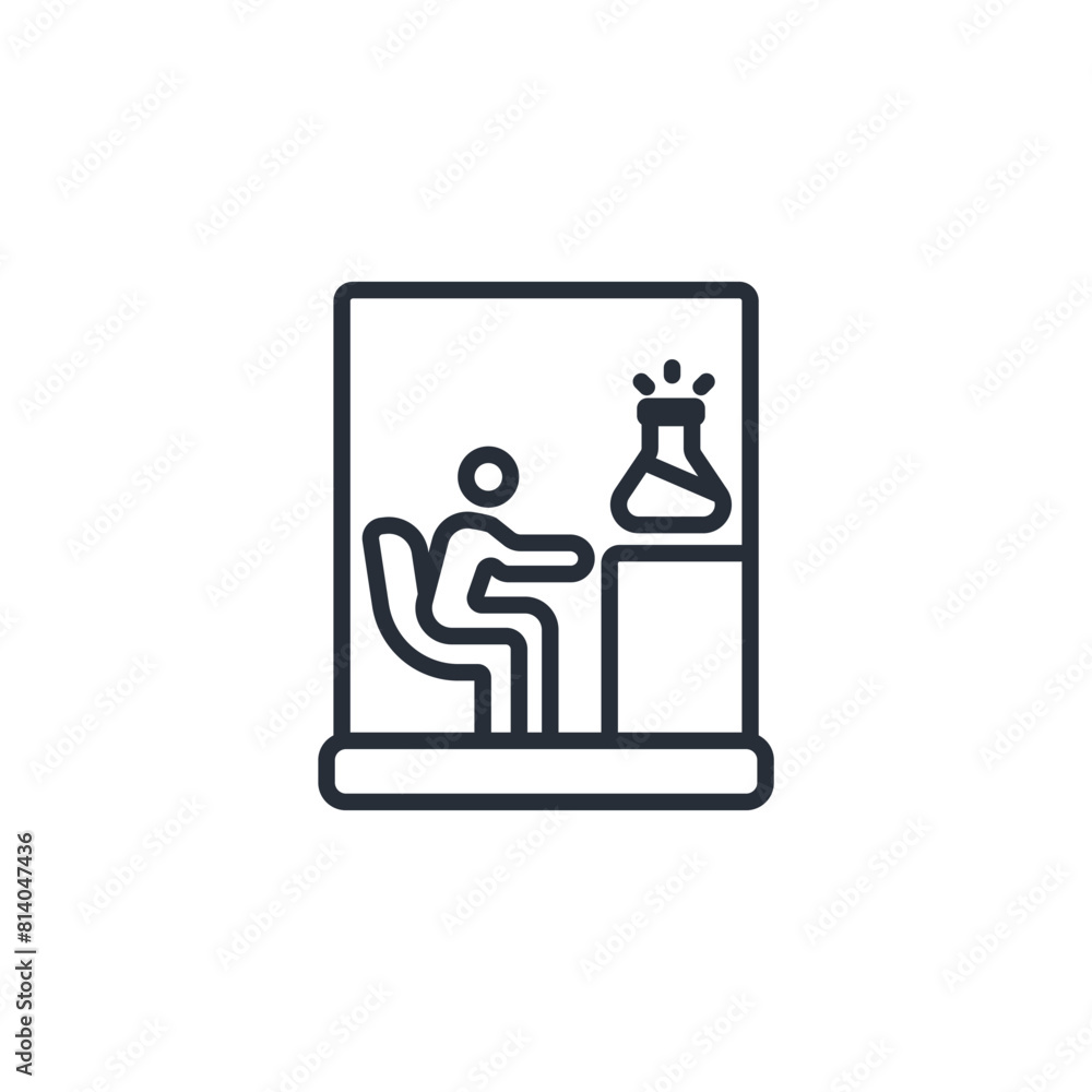 laboratory icon. vector.Editable stroke.linear style sign for use web design,logo.Symbol illustration. laboratory icon. vector.Editable stroke.linear style sign for use web design,logo.Symbol illustration.