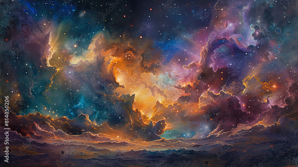 Cosmic Canvas Exploring the Galactic Odyssey Cosmic Canvas Exploring the Galactic Odyssey