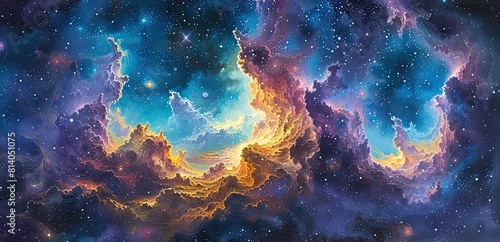 Cosmic Canvas Exploring the Galactic Odyssey