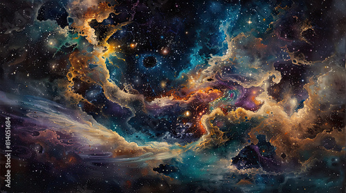 Cosmic Canvas Exploring the Galactic Odyssey