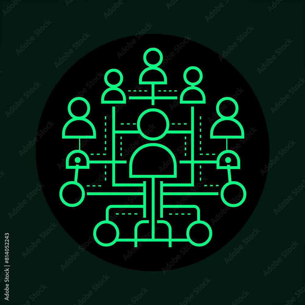Formation Overview: Linear Icon with a Field Diagram Outlining Strategies Formation Overview: Linear Icon with a Field Diagram Outlining Strategies