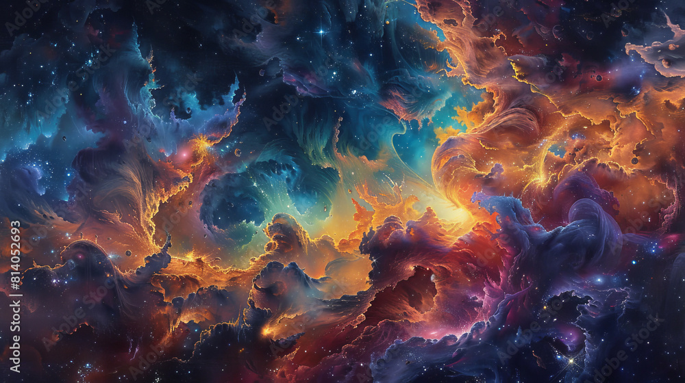 Infinite Brushstrokes A Cosmic Painting Infinite Brushstrokes A Cosmic Painting