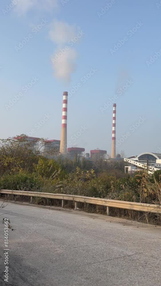 Thermal power plant smoke tower Thermal power plant smoke tower