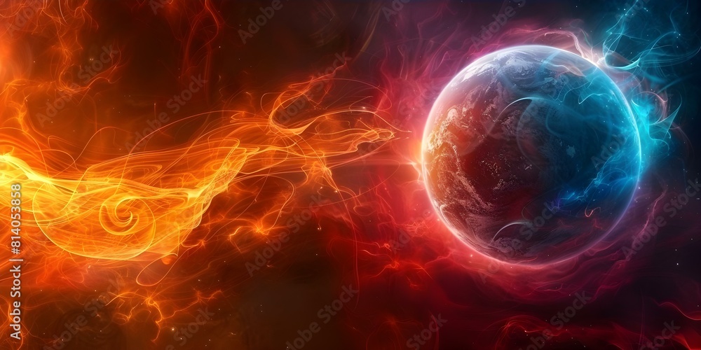 Biblical Prophecy Predicts Apocalyptic Events such as War, Famine, and the End of Days. Concept End of Days, Apocalyptic Events, Biblical Prophecy, War, Famine Biblical Prophecy Predicts Apocalyptic Events such as War, Famine, and the End of Days. Concept End of Days, Apocalyptic Events, Biblical Prophecy, War, Famine