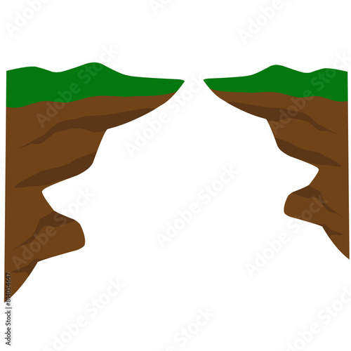 Ravine Canyon Illustration