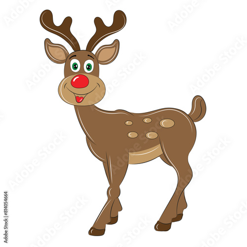cute reindeer illustration