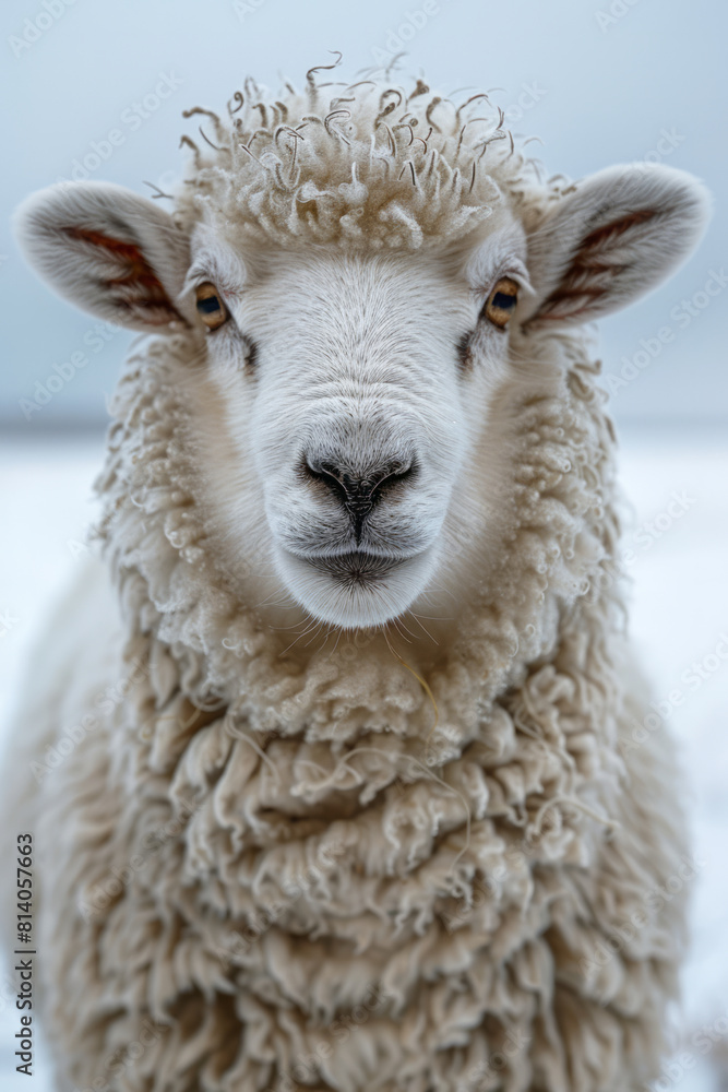 Sheep with wool that changes density and color based on temperature, providing optimal comfort, Sheep with wool that changes density and color based on temperature, providing optimal comfort,