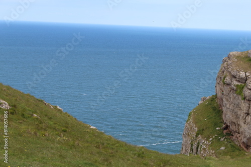 The beautiful Llandudno seafront in North Wales. Llandudno is home to the Great Orme