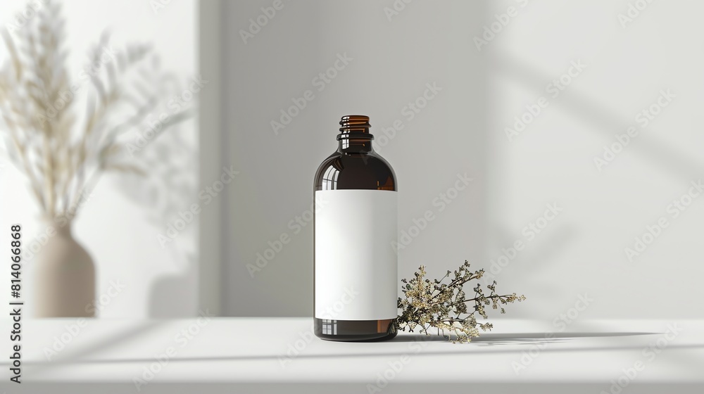 Dynamic bottle photo for versatile mockup needs Dynamic bottle photo for versatile mockup needs