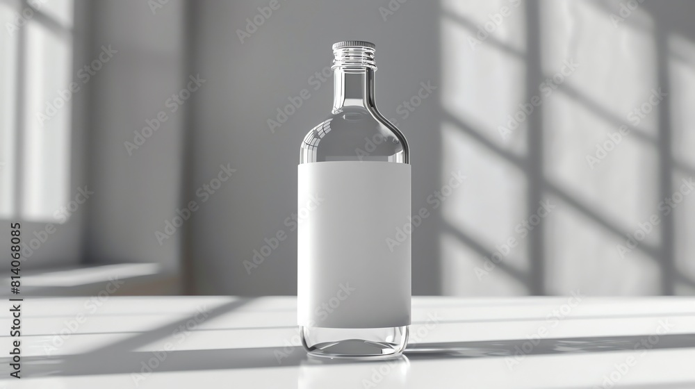 Realistic bottle photo for professional mockup and digital art Realistic bottle photo for professional mockup and digital art