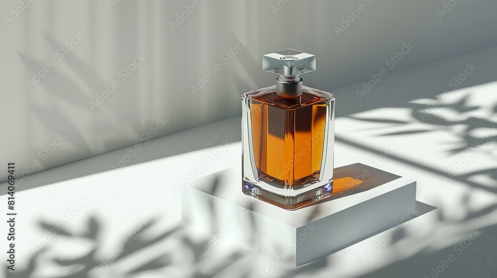 Elegant realistic bottle picture for sophisticated mockup needs Elegant realistic bottle picture for sophisticated mockup needs