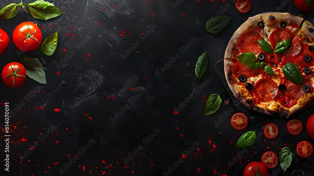 Memorial Day Banner Delicious Pizza adorning a Patriotic Backdrop Memorial Day Banner Delicious Pizza adorning a Patriotic Backdrop