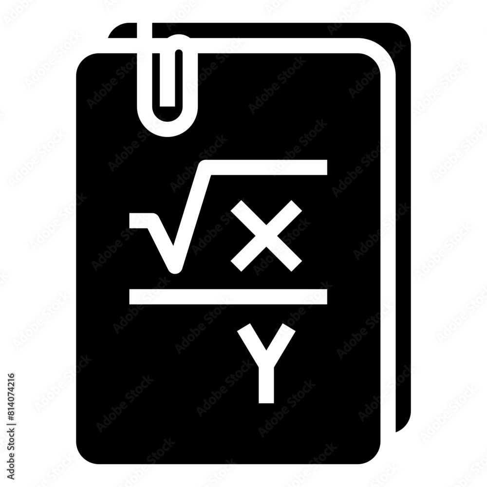 Fototapeta premium formula,maths,mathematics,physics,science,paper clip.svg