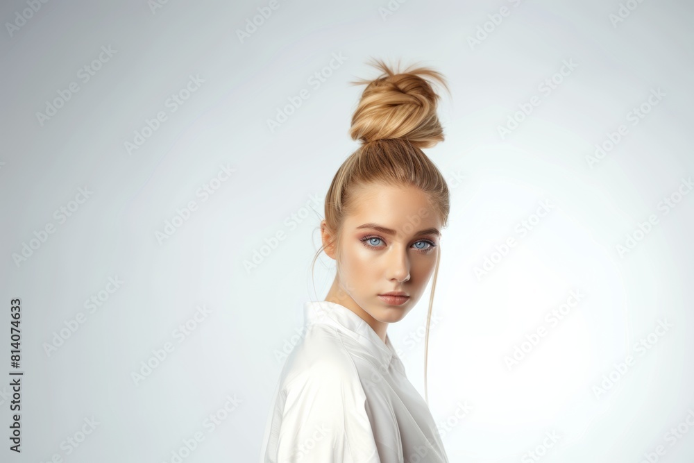 Beauty face skin woman beautiful eyes and lips tanned skin Beauty face skin woman beautiful eyes and lips tanned skin