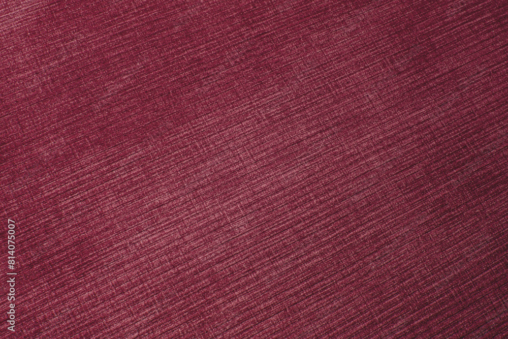 Fototapeta premium Textured corduroy furniture fabric in red colors