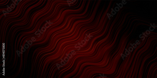 Dark Orange vector template with lines.