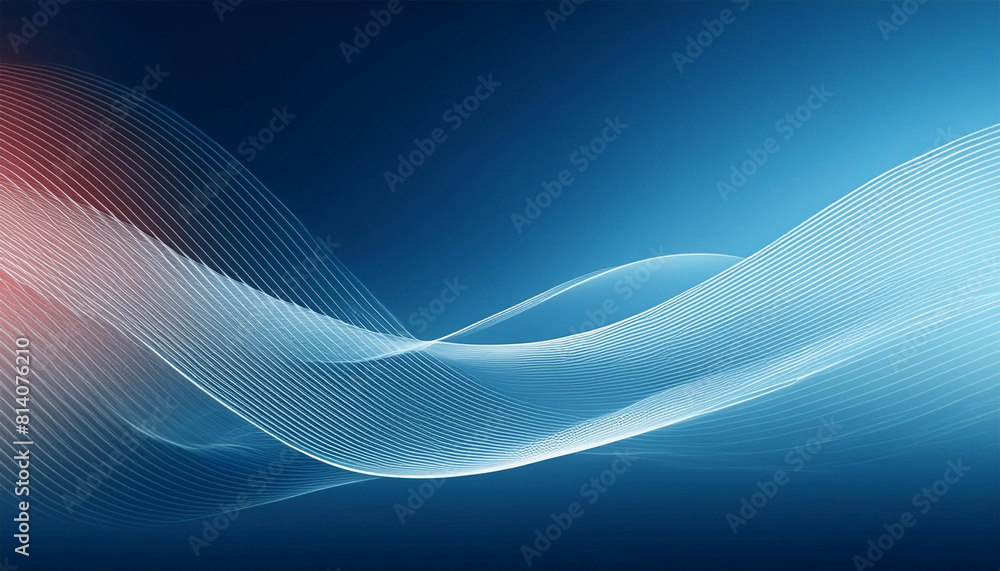Blue gradient presentation business background with soft silky waves. Blue gradient presentation business background with soft silky waves.