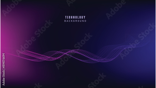 Abstract digital technology futuristic background.
