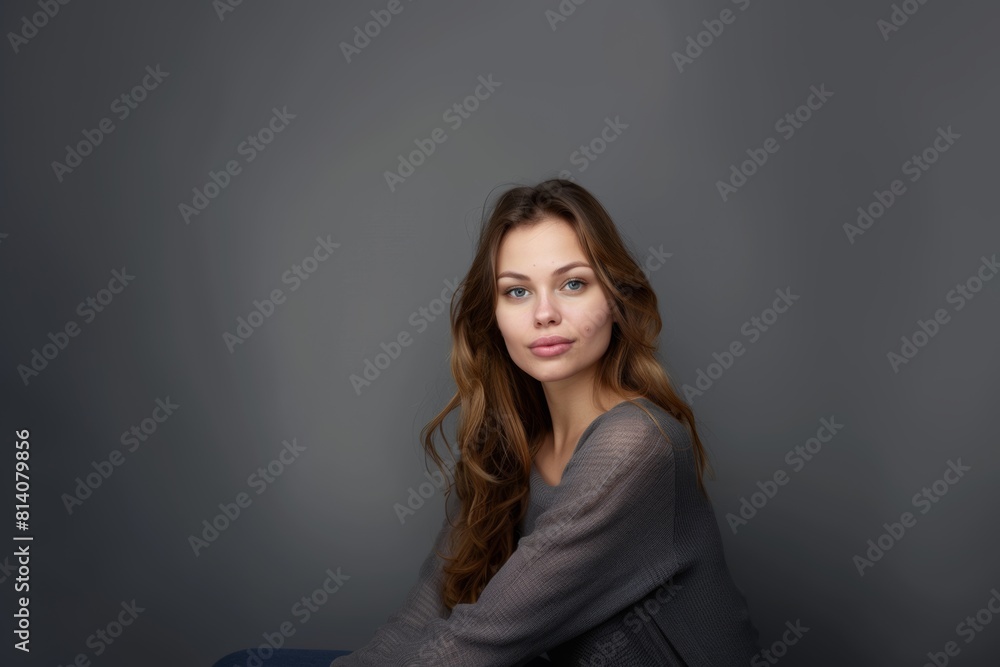 Beautiful brunette woman with long hair, radiant perfect skin, beauty industry, beauty and health. Beautiful brunette woman with long hair, radiant perfect skin, beauty industry, beauty and health.