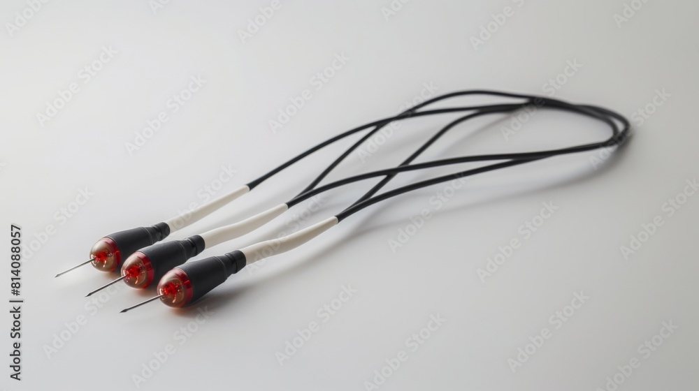 a nerve stimulator device, used in pain management, isolated on white. a nerve stimulator device, used in pain management, isolated on white.