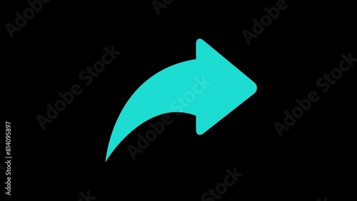 Free Download Share icon with square and arrow illustration on white background. - GFXLoad