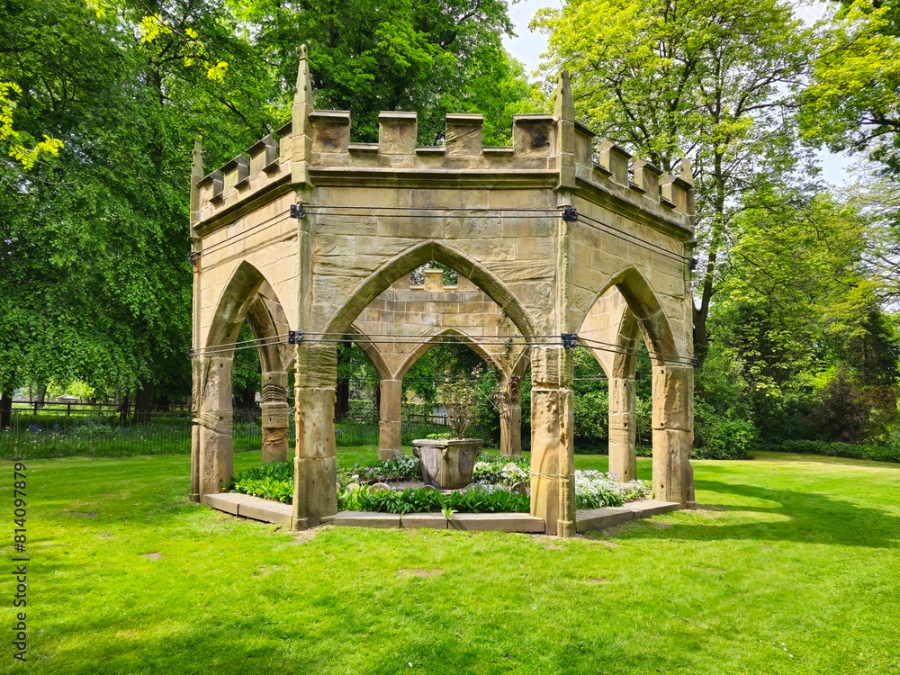 Fototapeta premium Gothick Tower, Renishaw Hall, Derbyshire, UK