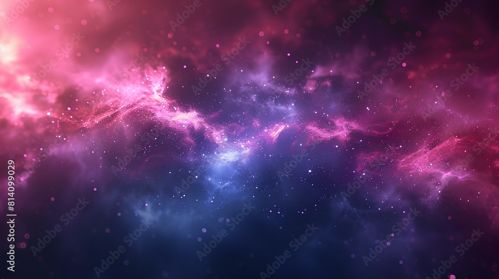 Fototapeta premium Interstellar space, stars, dust and nebula