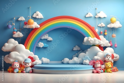 Spielzeugparadies unter dem Regenbogen
