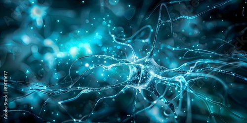 The Neural Network of the Human Brain: Key to Understanding Information Transfer through Neurons. Concept Neural Networks, Human Brain, Information Transfer, Neurons, Understanding