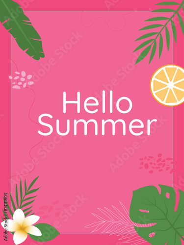 summer poster hello summer