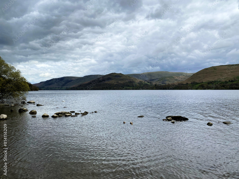 A view of Lake Ullswater in the Lake District A view of Lake Ullswater in the Lake District