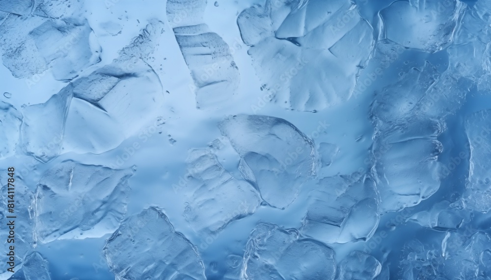 Obraz premium blue ice texture