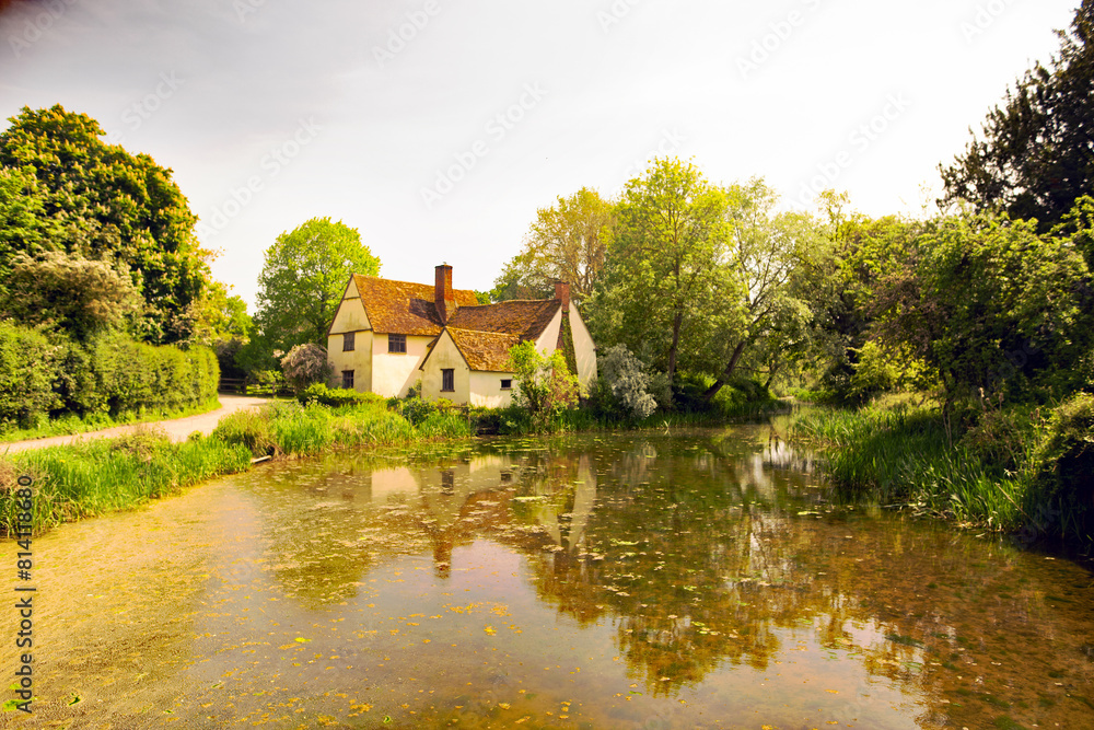 Obraz premium Willy Lott's House, Flatford Mill, in Essex.