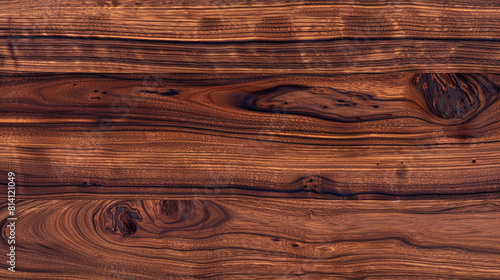 Wallpaper Mural Rich walnut wood texture with pronounced grain and a dark finish, ideal for elegant and timeless projects. Torontodigital.ca