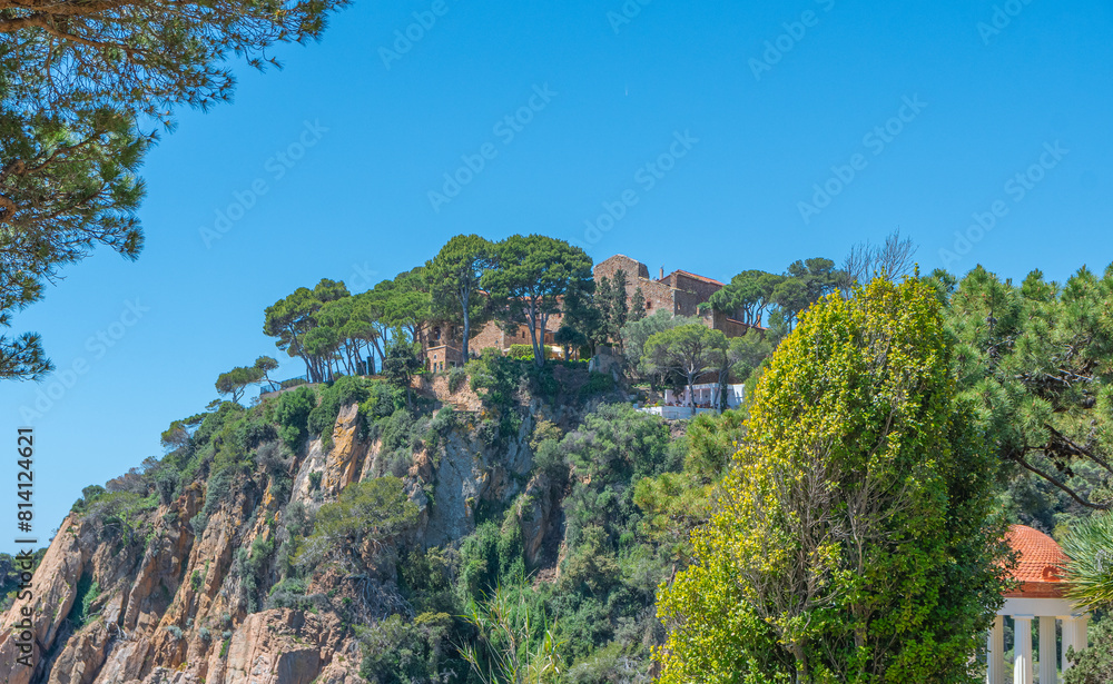 Vue de la chapelle du couvent de Blanes, Costa Brava, Espagne.