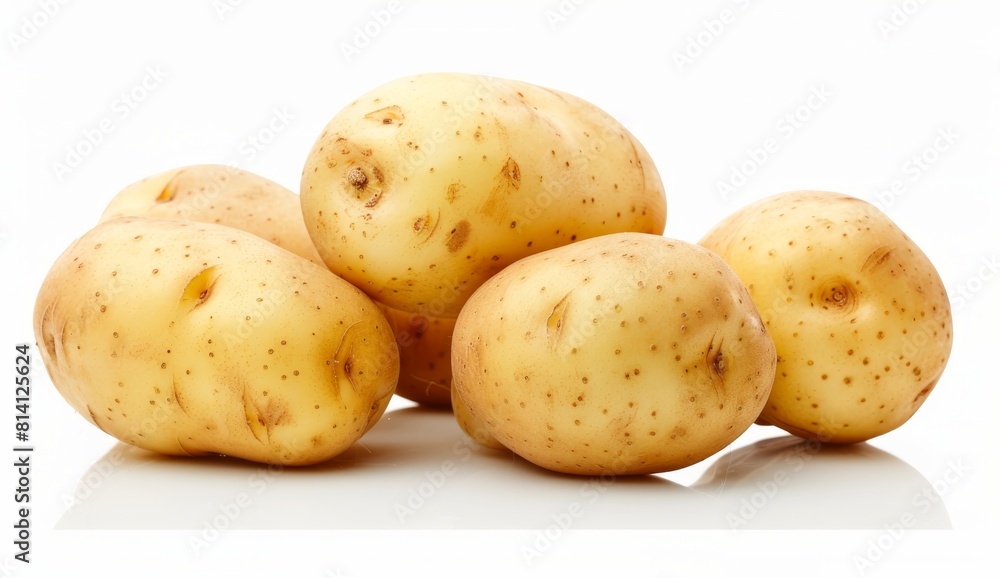New Potatoes isolated on a white background New Potatoes isolated on a white background