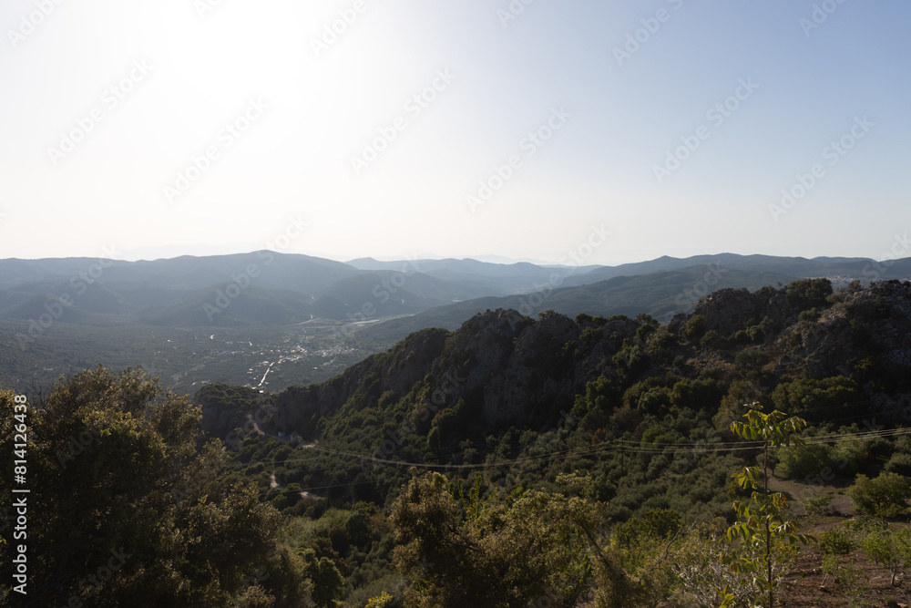 landscape views of a green field in crete landscape views of a green field in crete