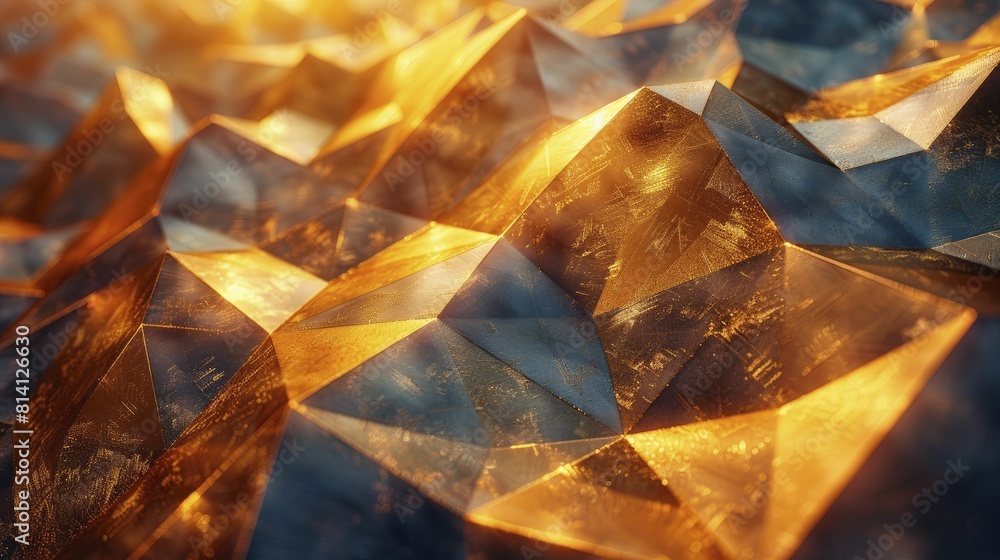 Elevate your brand with a luxurious gold-textured geometric design for captivating advertising appeal. Elevate your brand with a luxurious gold-textured geometric design for captivating advertising appeal.