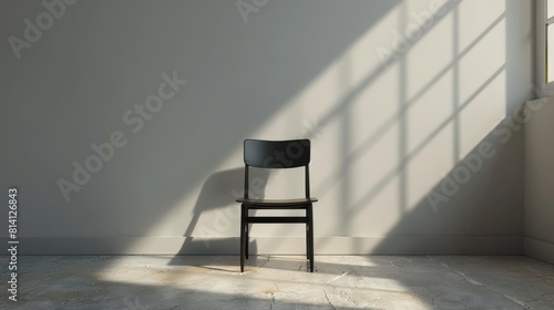 Minimalist Style Concept of a Chair.