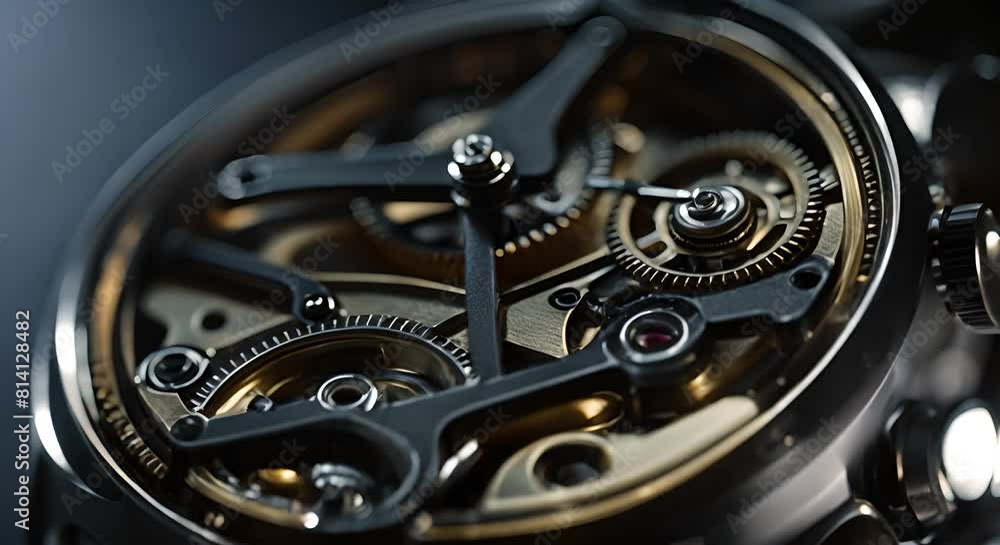 Clock mechanism. Clock mechanism.
