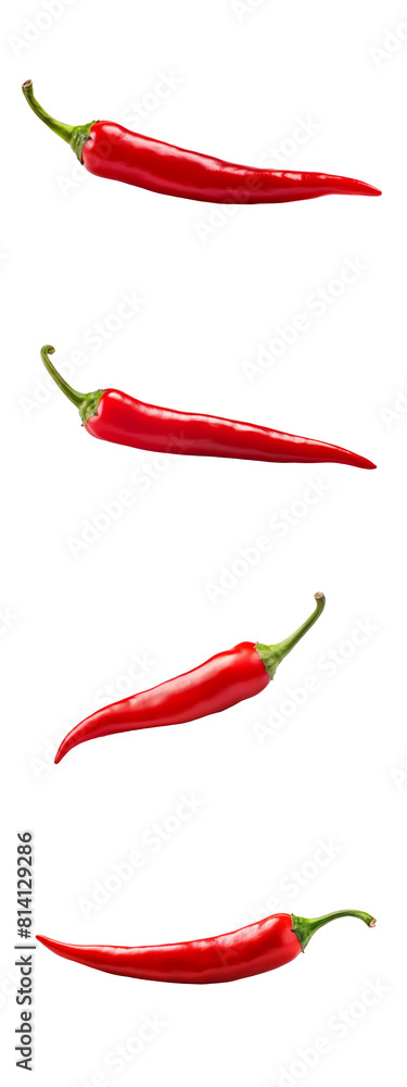Vibrant Red Chili Peppers on Transparent Background: An Exquisite Set of High-Resolution Images Perfect for Adding Spicy Detail to Your Projects. Vibrant Red Chili Peppers on Transparent Background: An Exquisite Set of High-Resolution Images Perfect for Adding Spicy Detail to Your Projects.