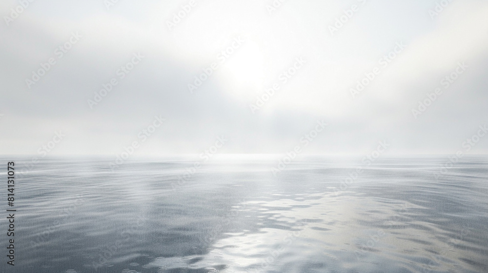 Smoky horizon, bright horizon line shrouded by a soft gray mist Smoky horizon, bright horizon line shrouded by a soft gray mist