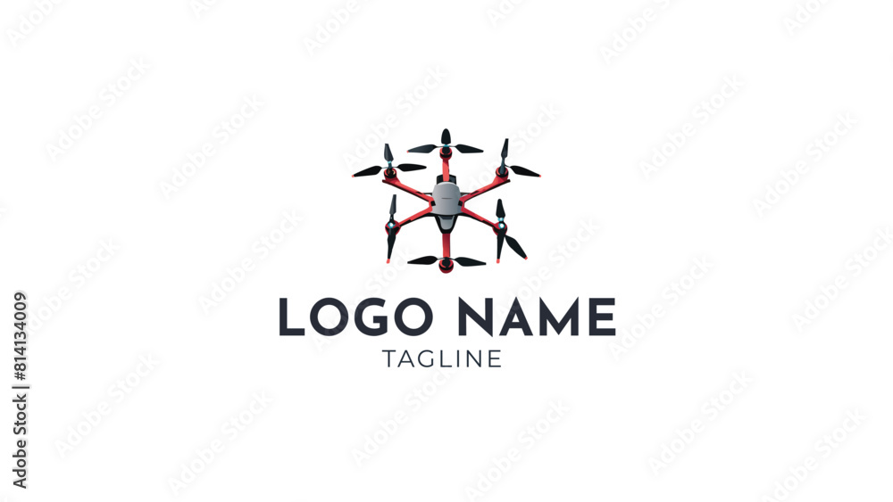 Obraz premium Drone logo design