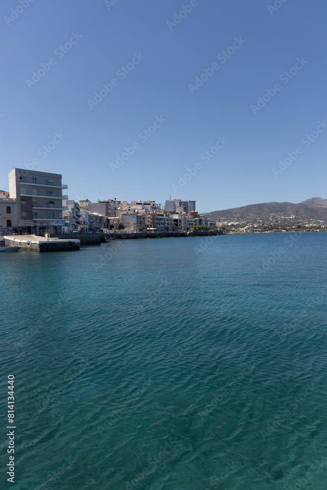 Fototapeta premium waterfront at small town 