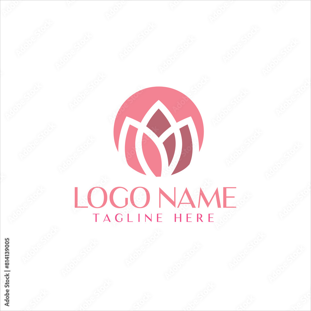 natural beauty logo design collection for salon, spa and cosmetic
