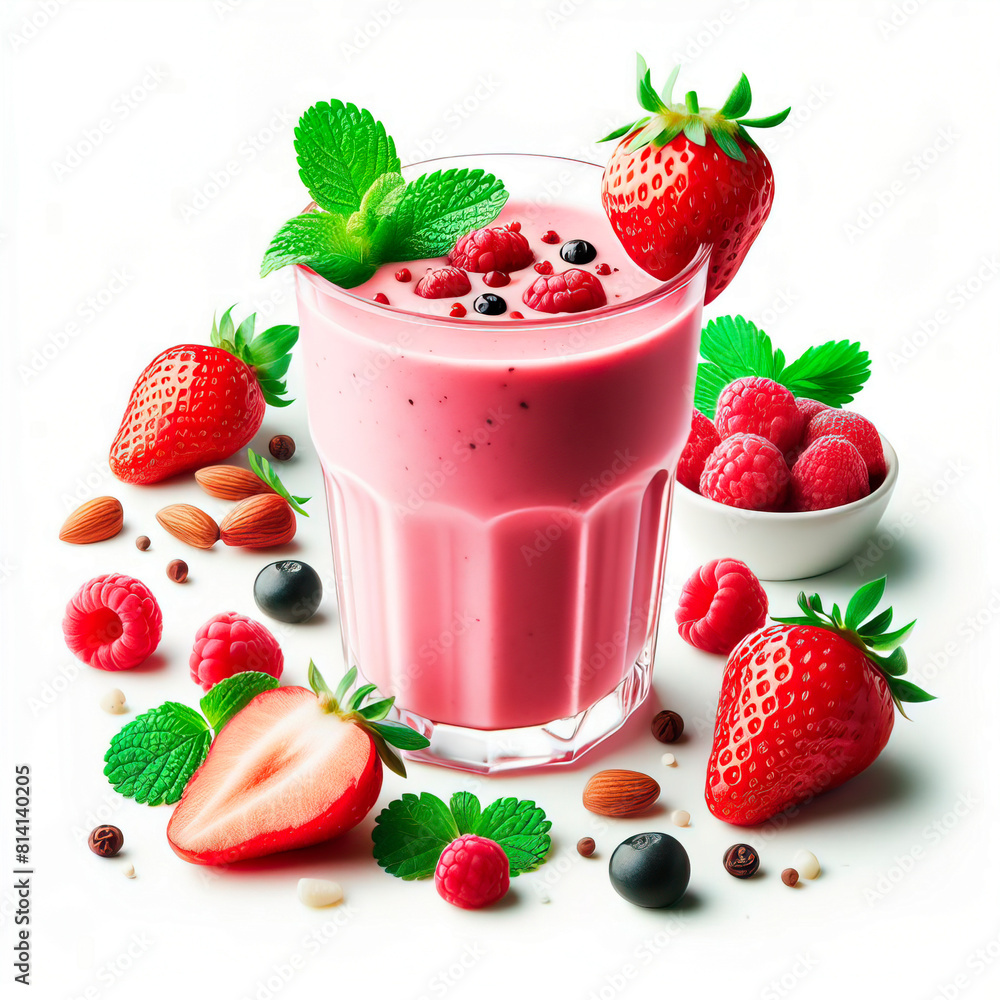 Strawberry milkshake Strawberry milkshake
