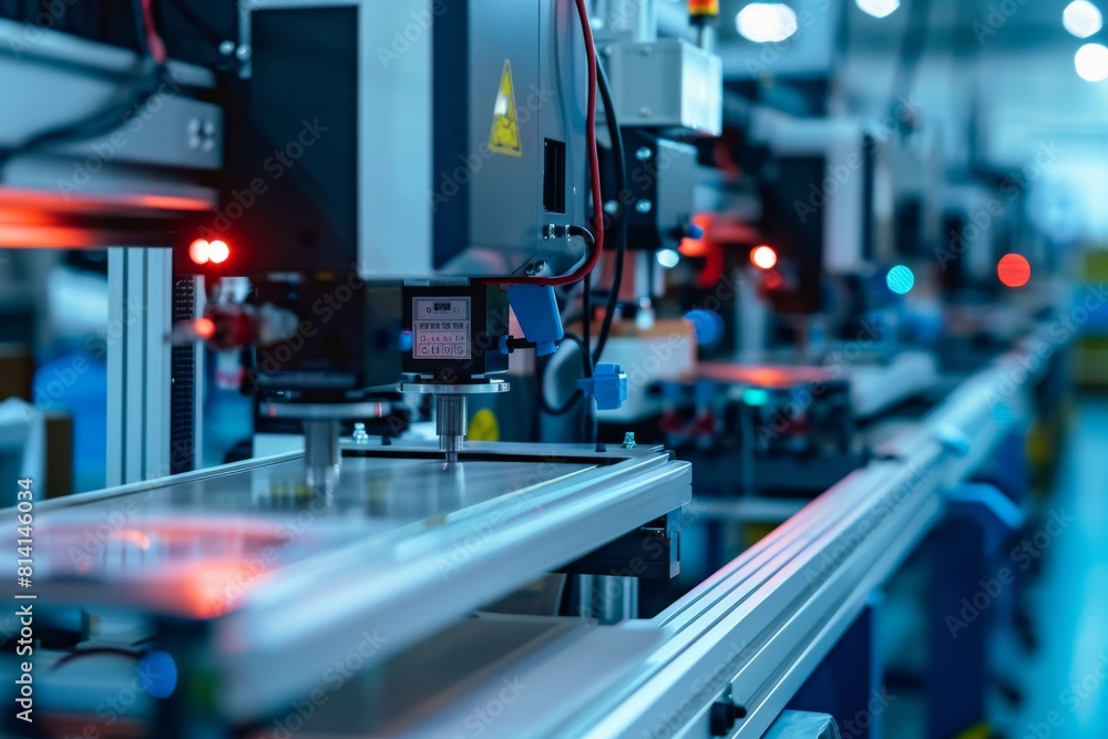 Advanced technology printers in an automated factory Advanced technology printers in an automated factory