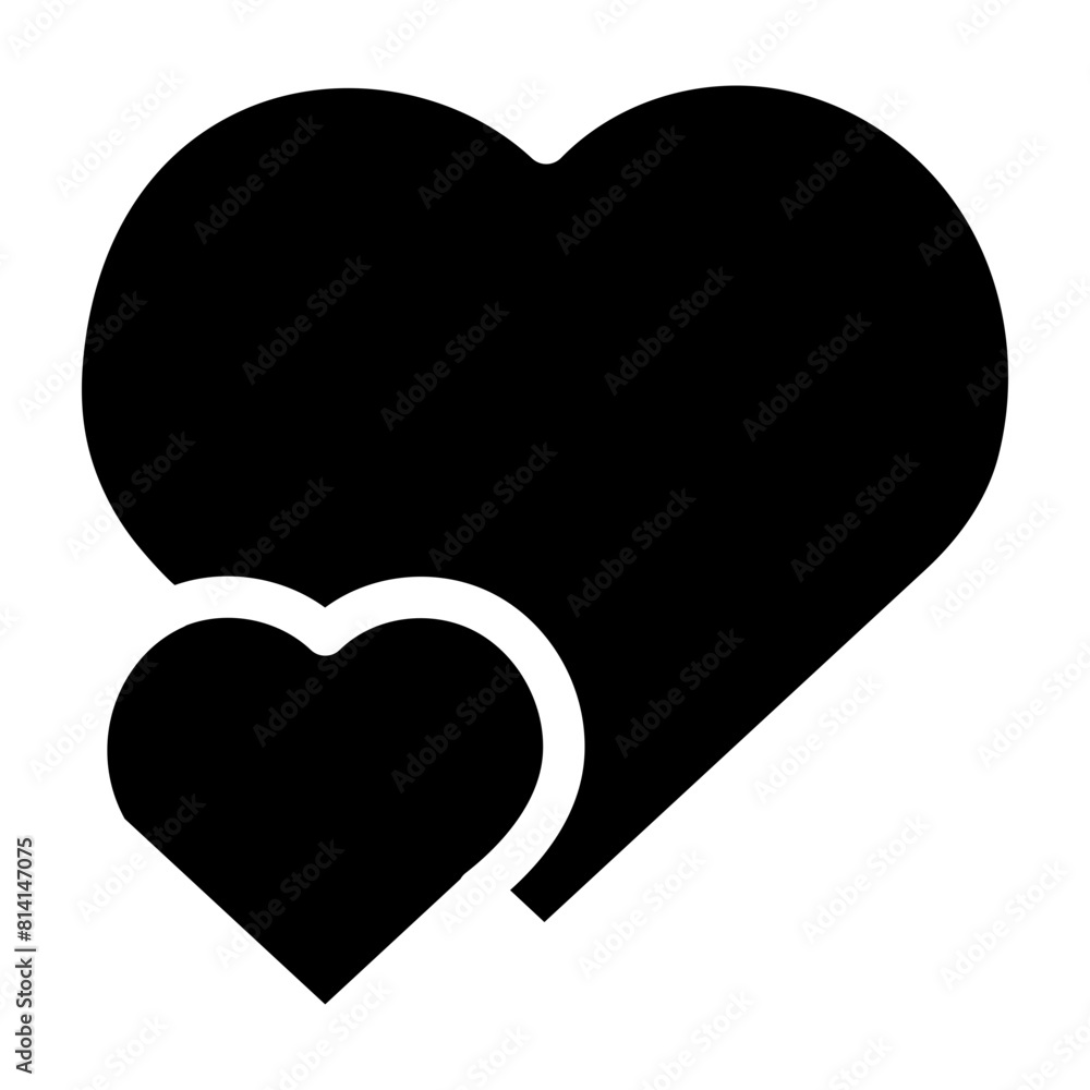 emoji Hearts Gliph Icon Design emoji Hearts Gliph Icon Design