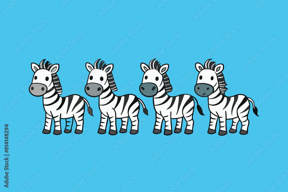 zebra cartoon vector illustration zebra cartoon vector illustration