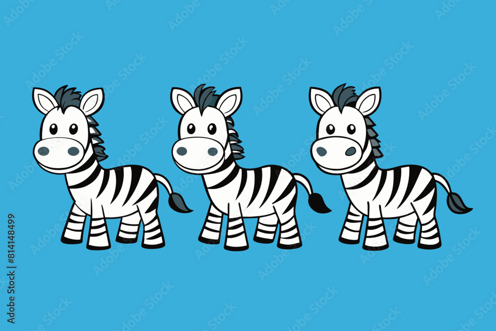 zebra cartoon vector illustration zebra cartoon vector illustration